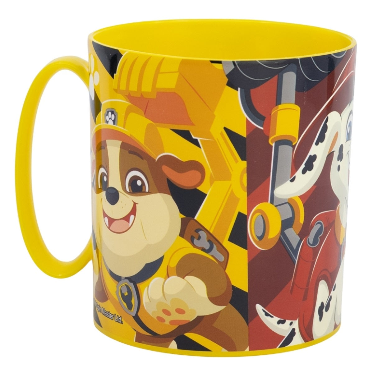 Paw Patrol Becher Mikrowellengeeigneter Kunststoffbecher 390 ml – Motivbecher für Kinder