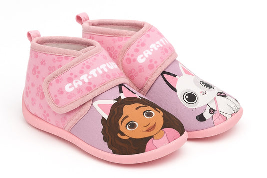 Gabby´s Dollhouse Pantoffeln Kinder rutschfeste Halbstiefel für Zuhause & Kindergarten
