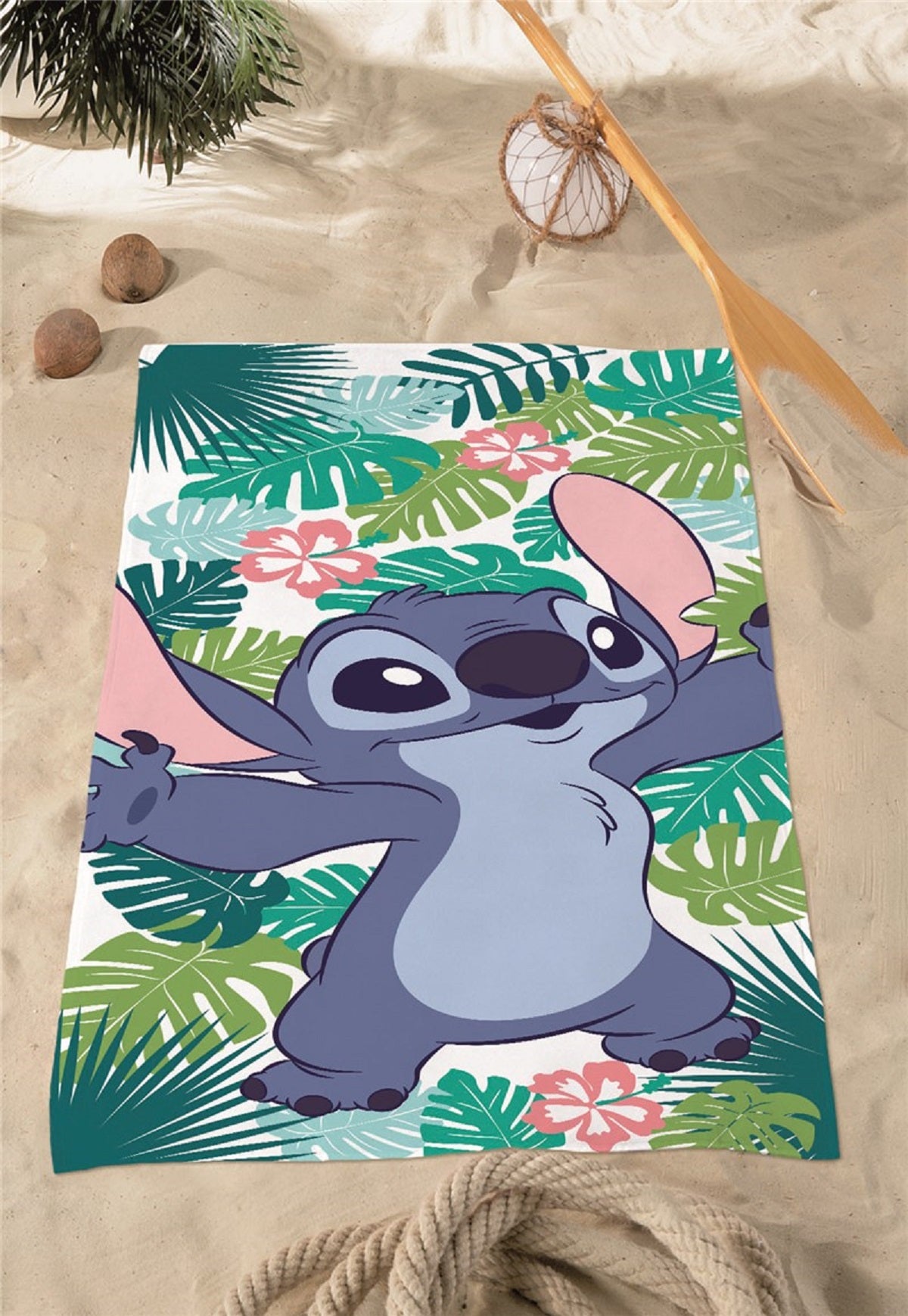 Lilo & Stitch Badehandtuch für Kinder – Kuscheliges Strandtuch 70x140 cm