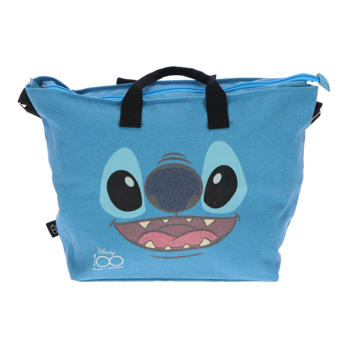 Lilo & Stitch Umhängetasche – Große Schultertasche aus Baumwolle 32x34 cm