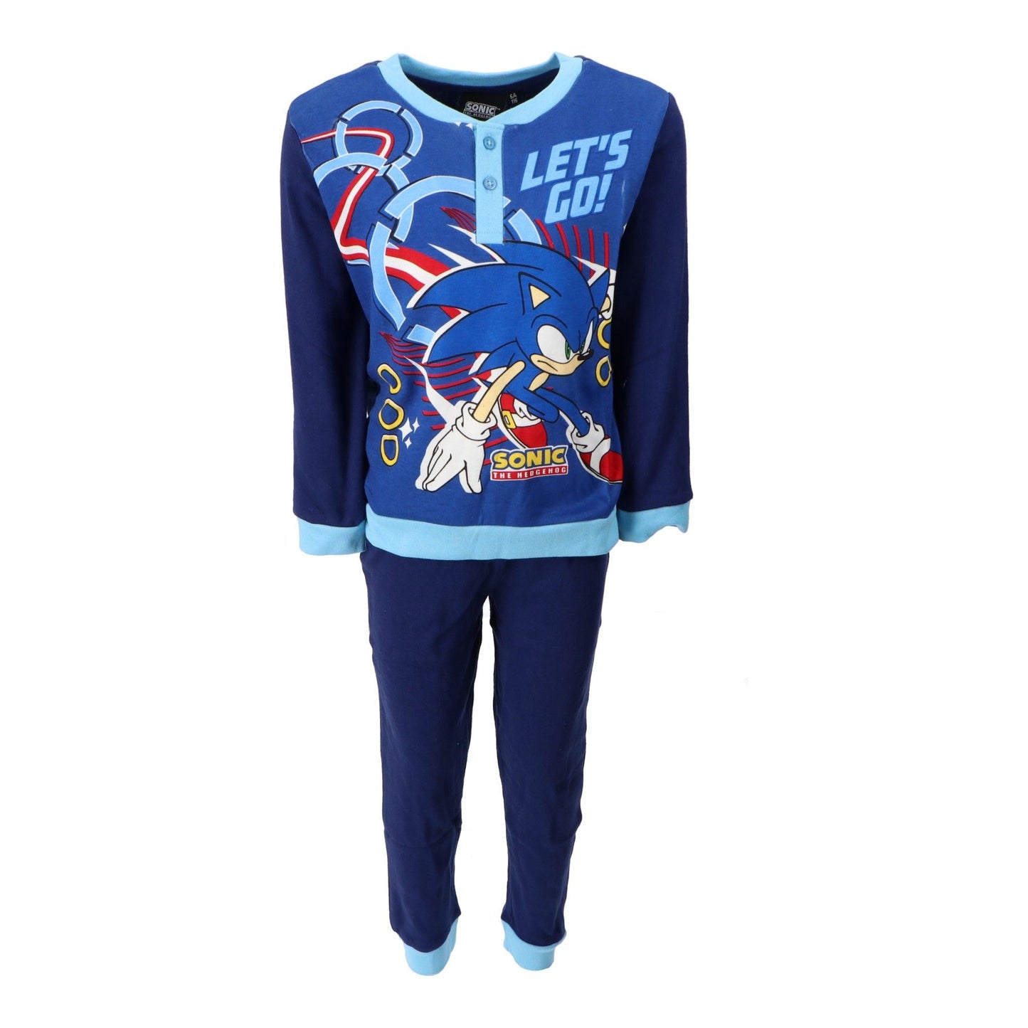 Sonic Pyjama – Bequemer Schlafanzug für Kinder