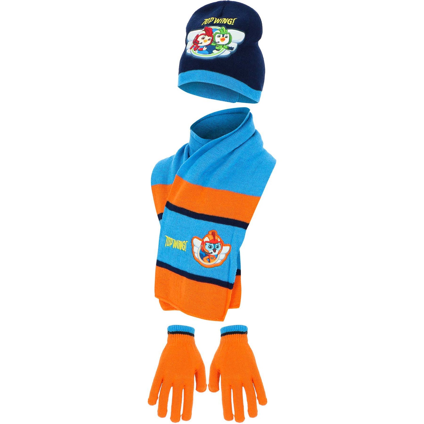 Top Wing Set mit Mütze Schal und Handschuhen 44/46 für Kinder