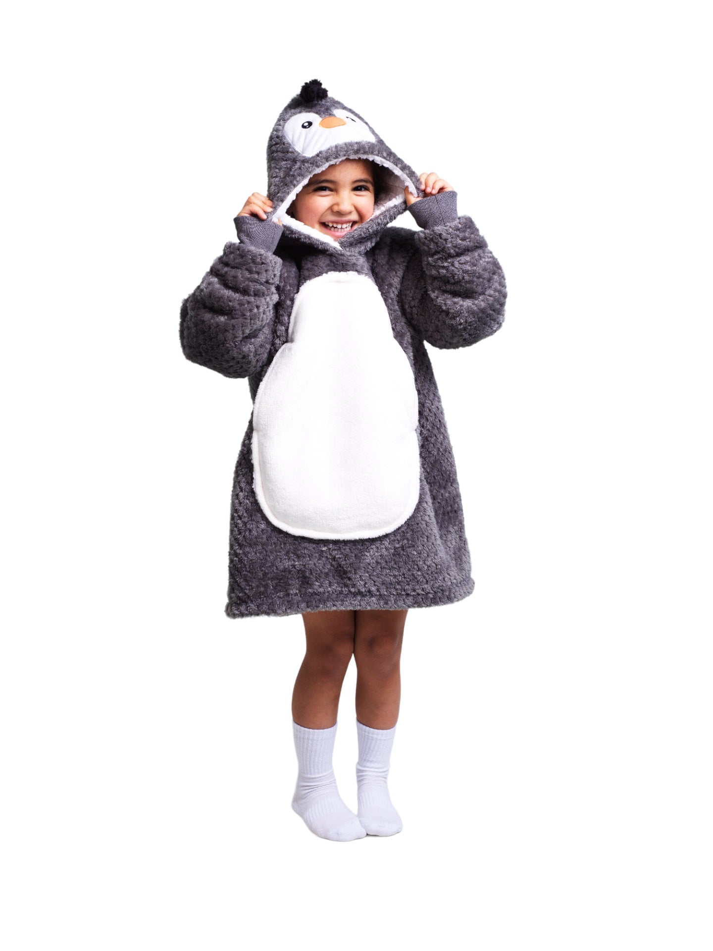 Noxxiez Kuschelige Hoodie-Decke für Kinder