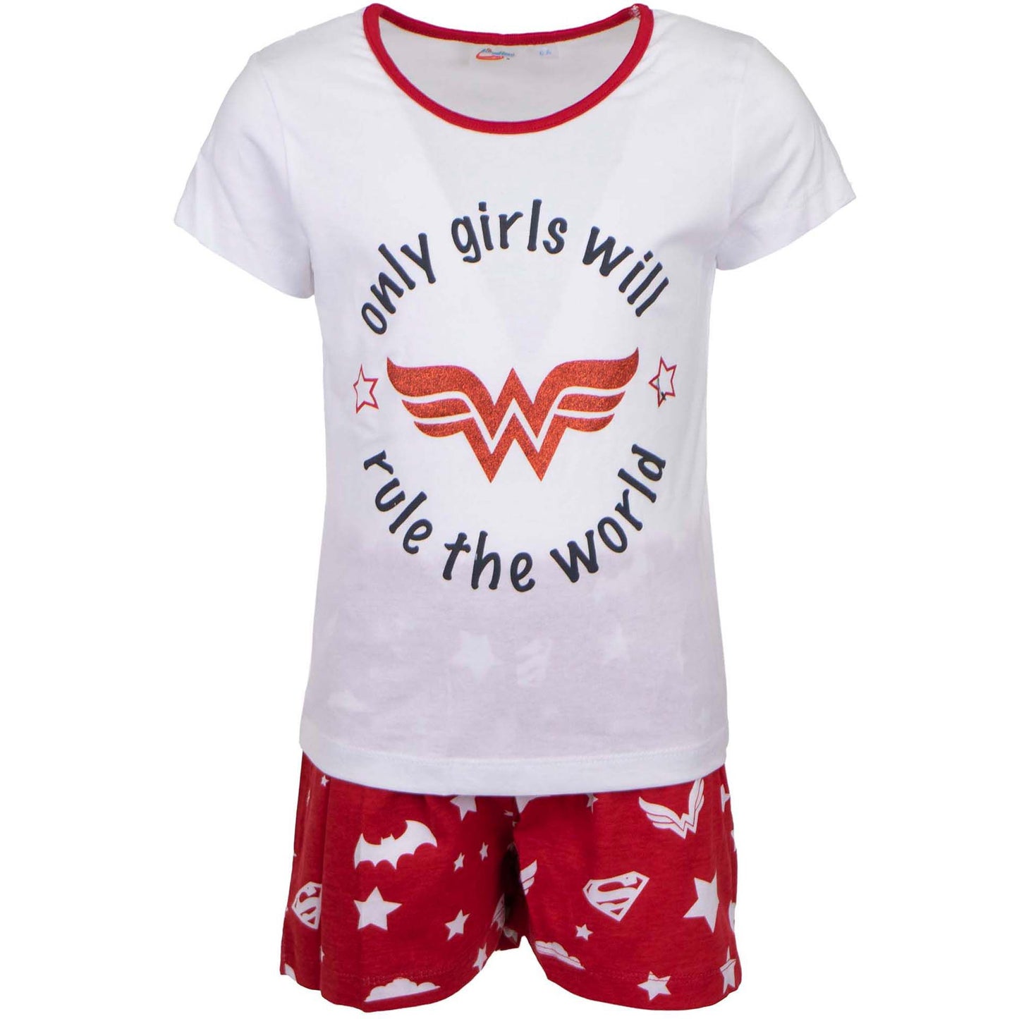 Batman shortama aus Baumwolle Kurzer Schlafanzug Pyjama-Set Sommerpyjama für Kinder