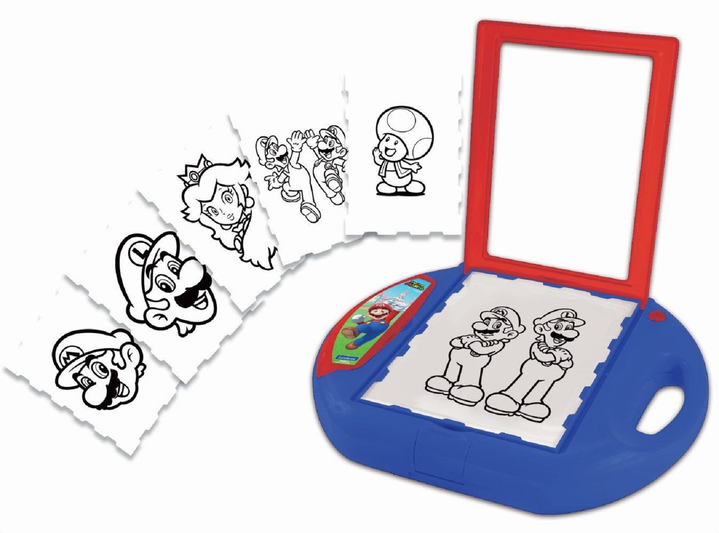 Super Mario Zeichnungsprojektor – Kreatives Malset mit Schablonen und Stempeln für Kinder
