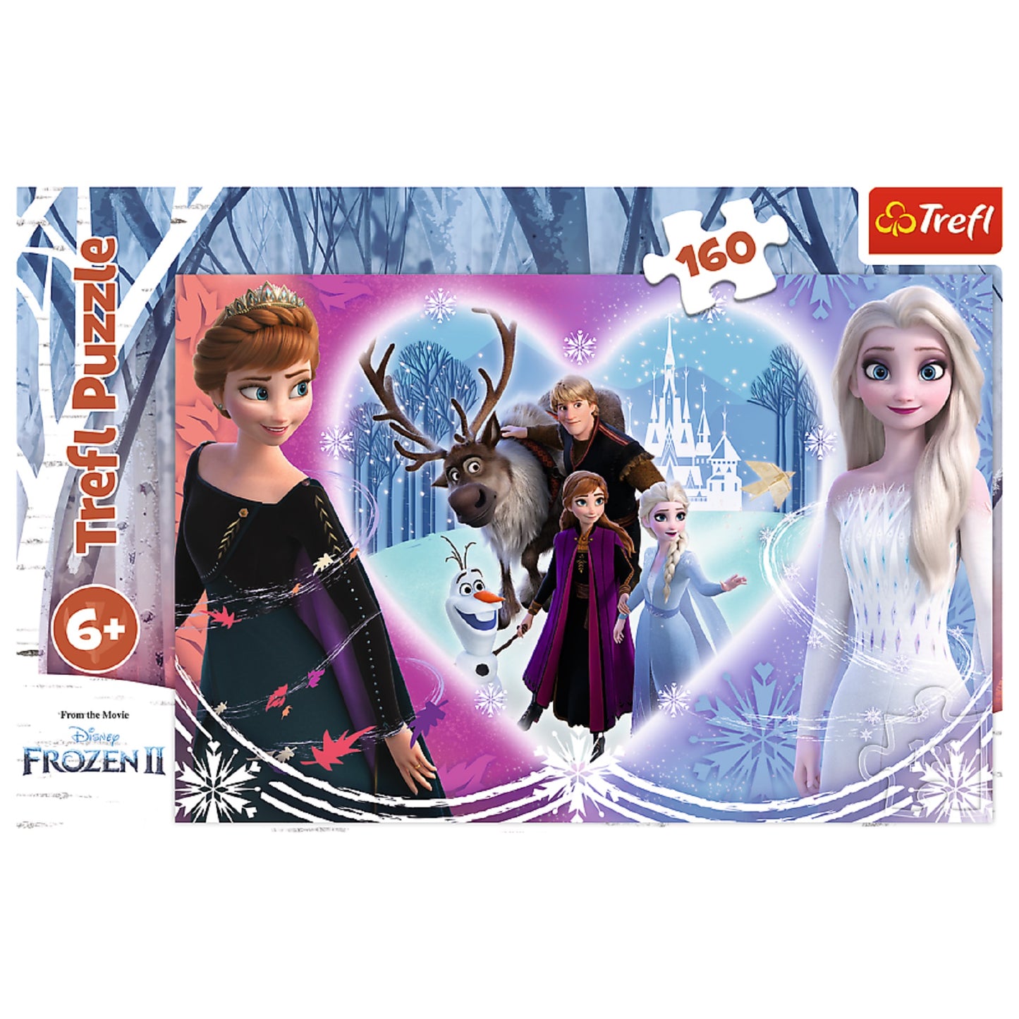 Disney Frozen Puzzle 160 Teile Farbenfrohes Puzzeln mit Elsa und Anna