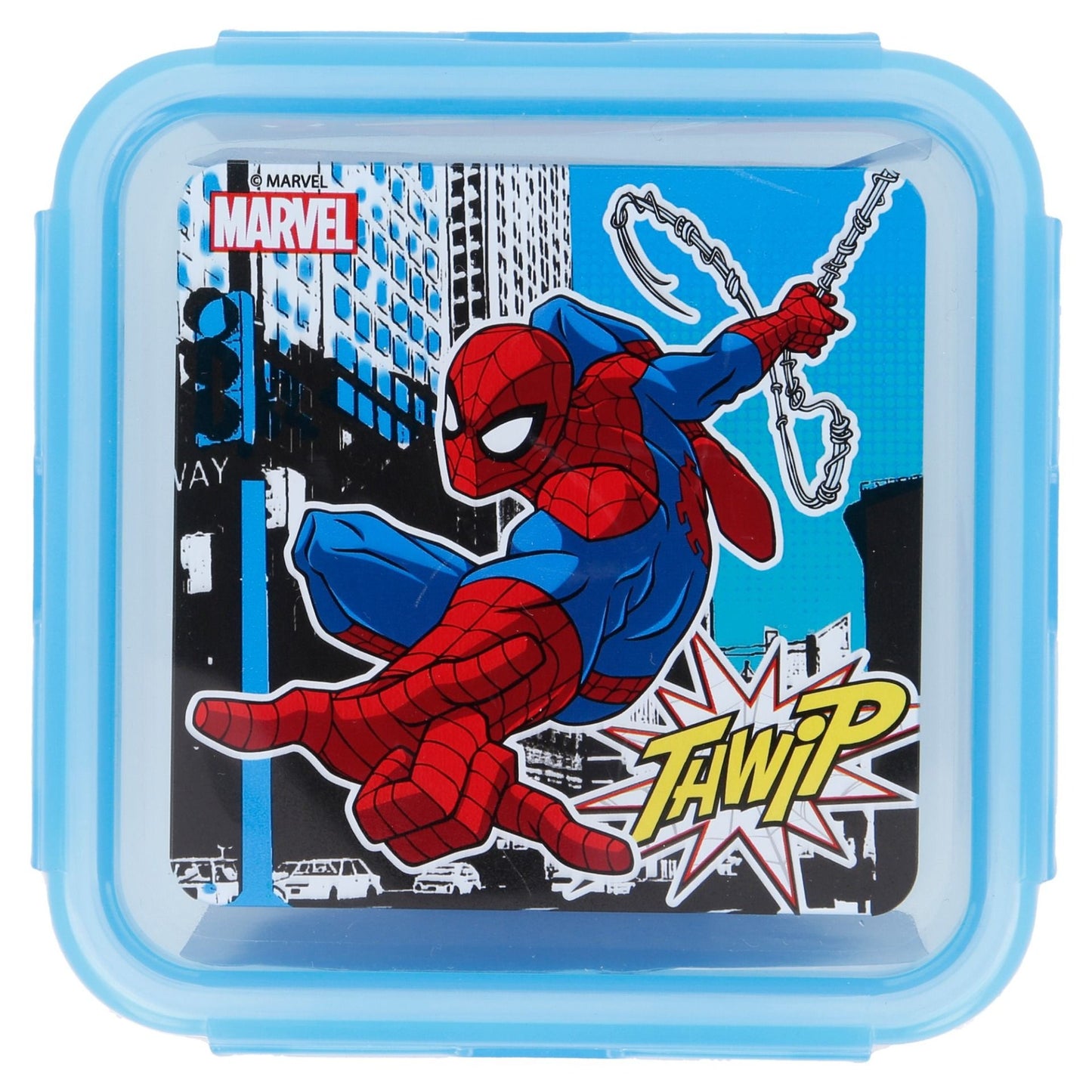 Spiderman Lunchbox – Quadratischer Brotdose Behälter 730 ml für Kinder