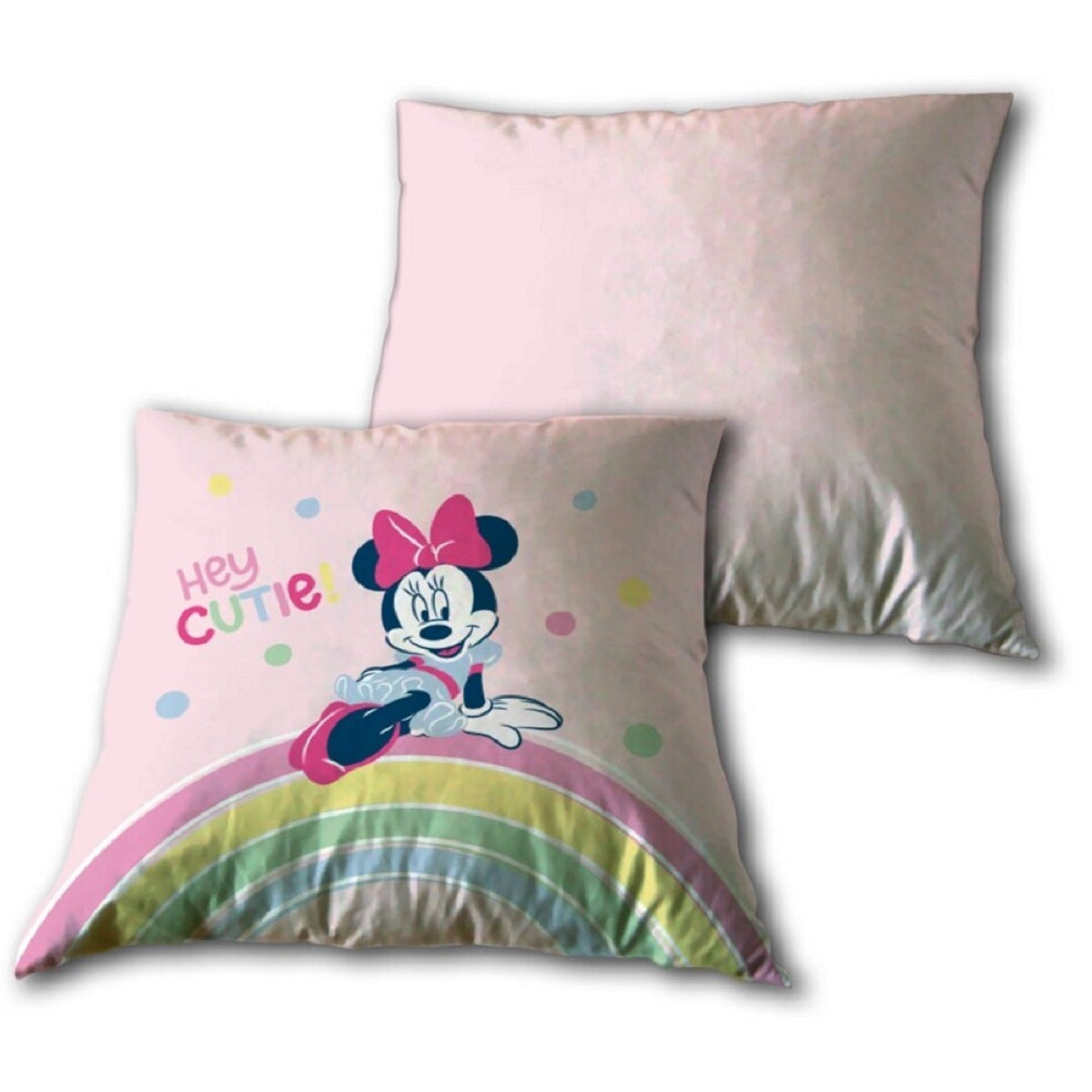 Disney Minnie Mouse 1 Stück Kissen Velboa 35 × 35 cm weich und dekorativ