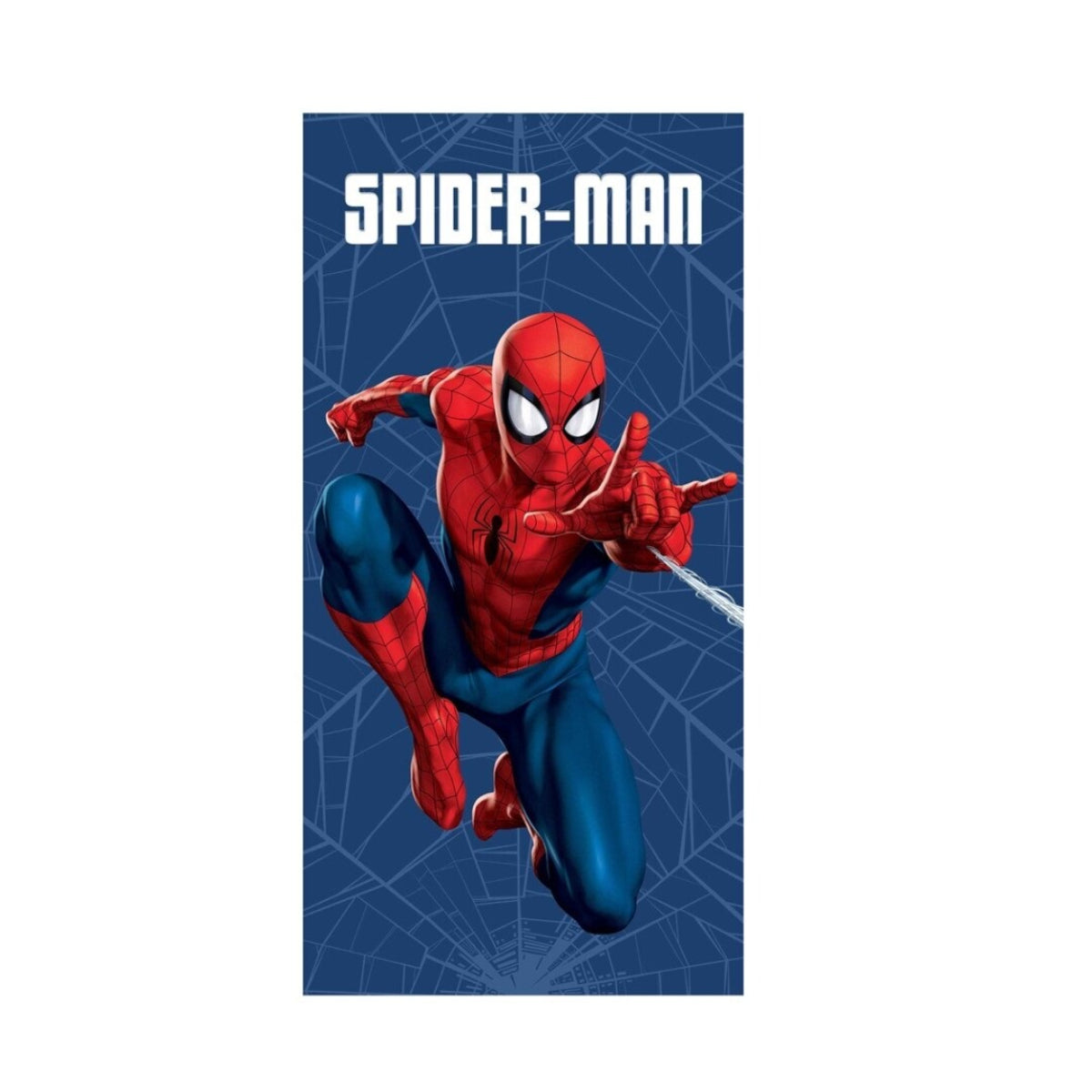 Marvel Spider-Man Strandtuch 70 × 140 cm aus Baumwolle für Strand Pool Schwimmbad Reise