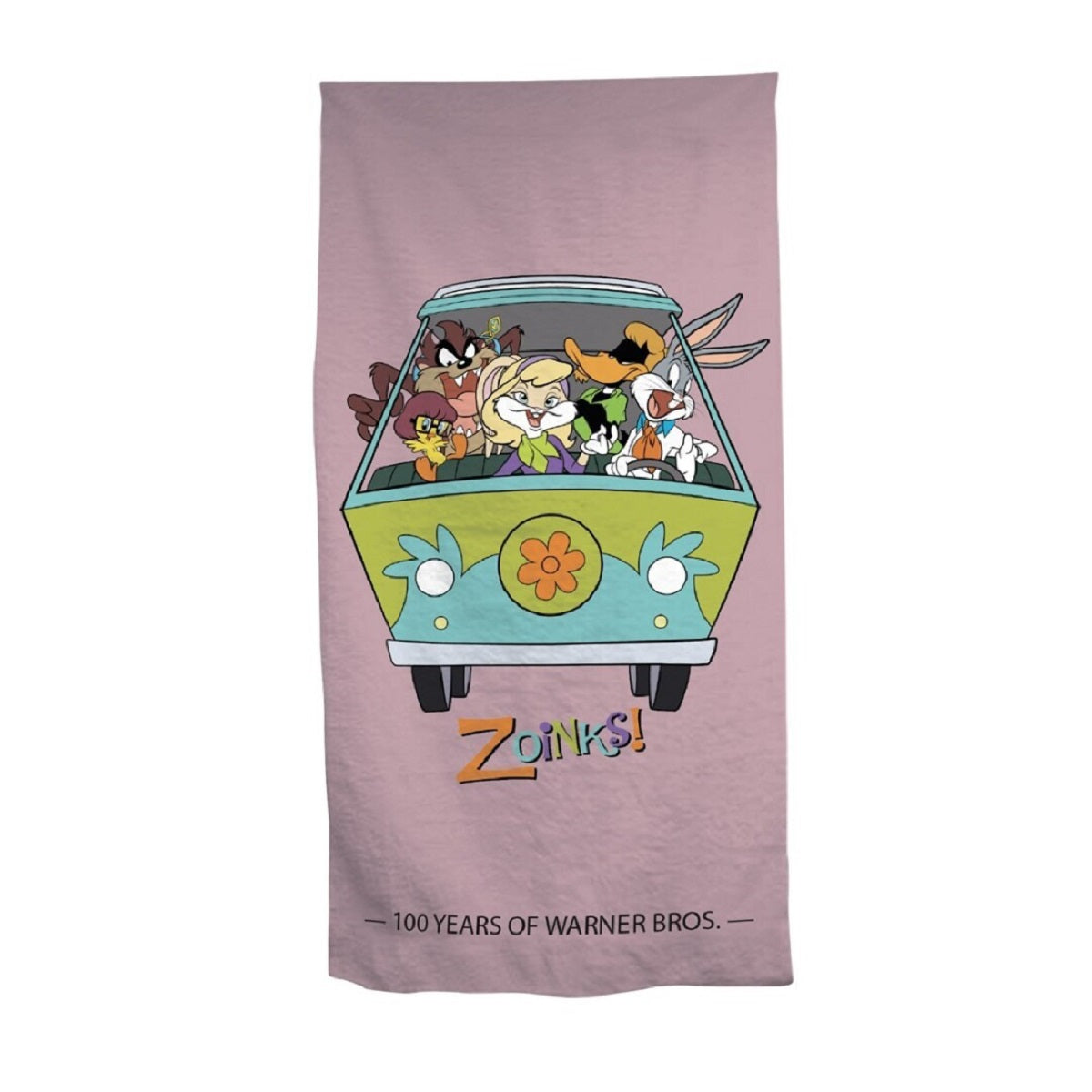 Warner Bros Strandtuch Großes Badehandtuch aus Baumwolle für Anime-Fans 140x70 cm