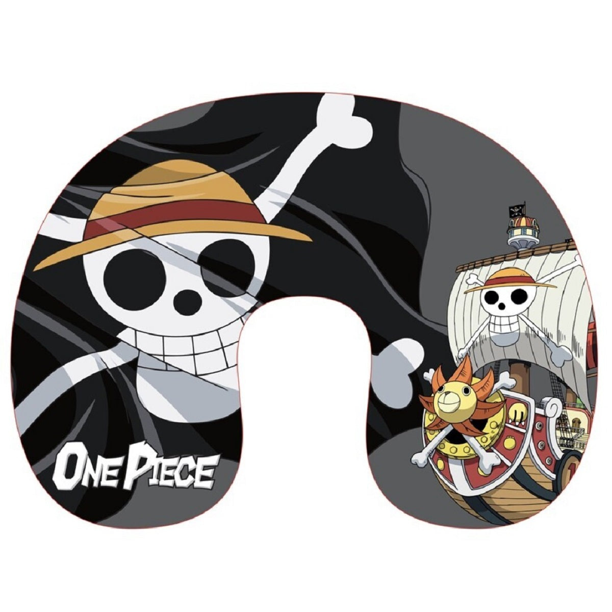 One Piece Reisekissen Nackenkissen Velboa U-Form Komfort