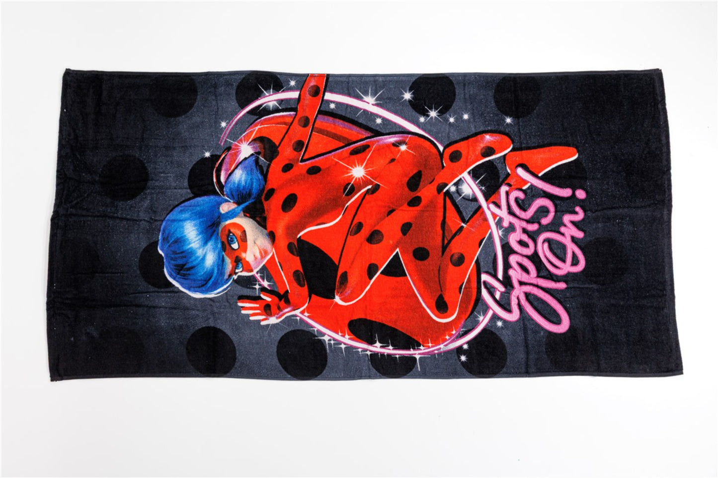 Miraculous Ladybug Badehandtuch aus 100% Baumwolle Strandtuch 70x140 cm