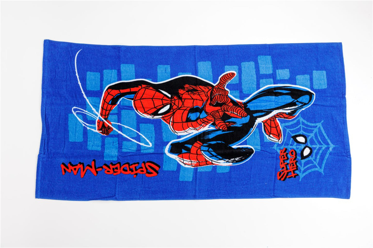 Spiderman Badehandtuch aus 100% Baumwolle Strandtuch 70x140 cm