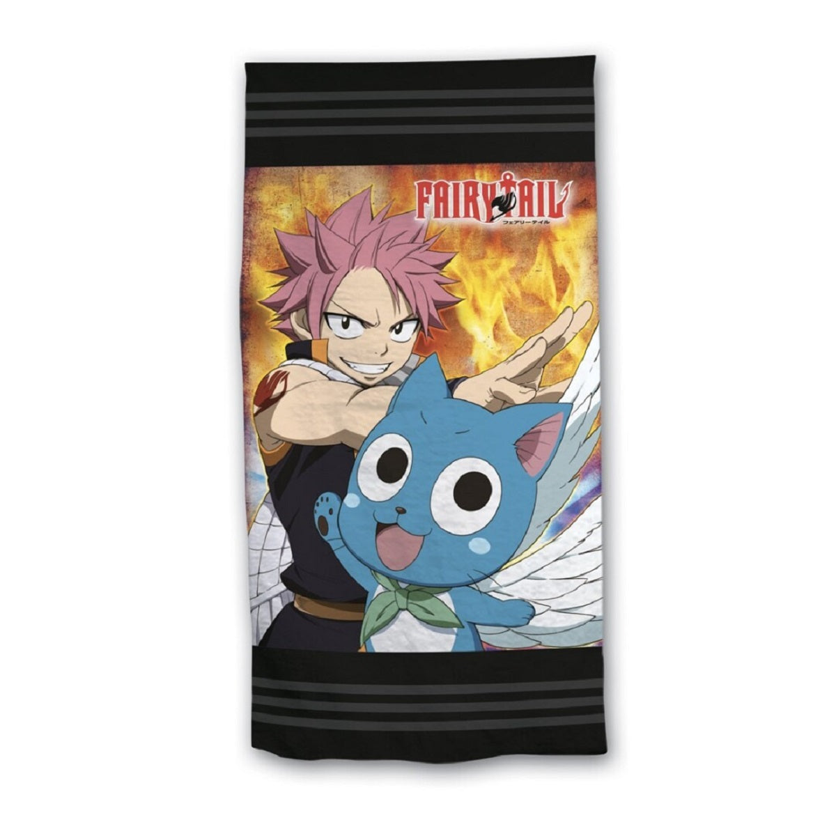 Fairy Tail Strandtuch 70x140 cm, 100% Polyester für den perfekten Strandtag