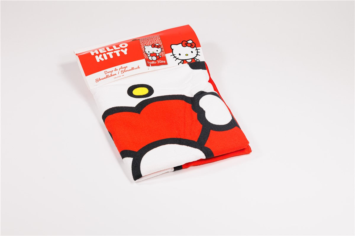 Hello Kitty Strandtuch 140x70 cm Weiches Badehandtuch für Fans