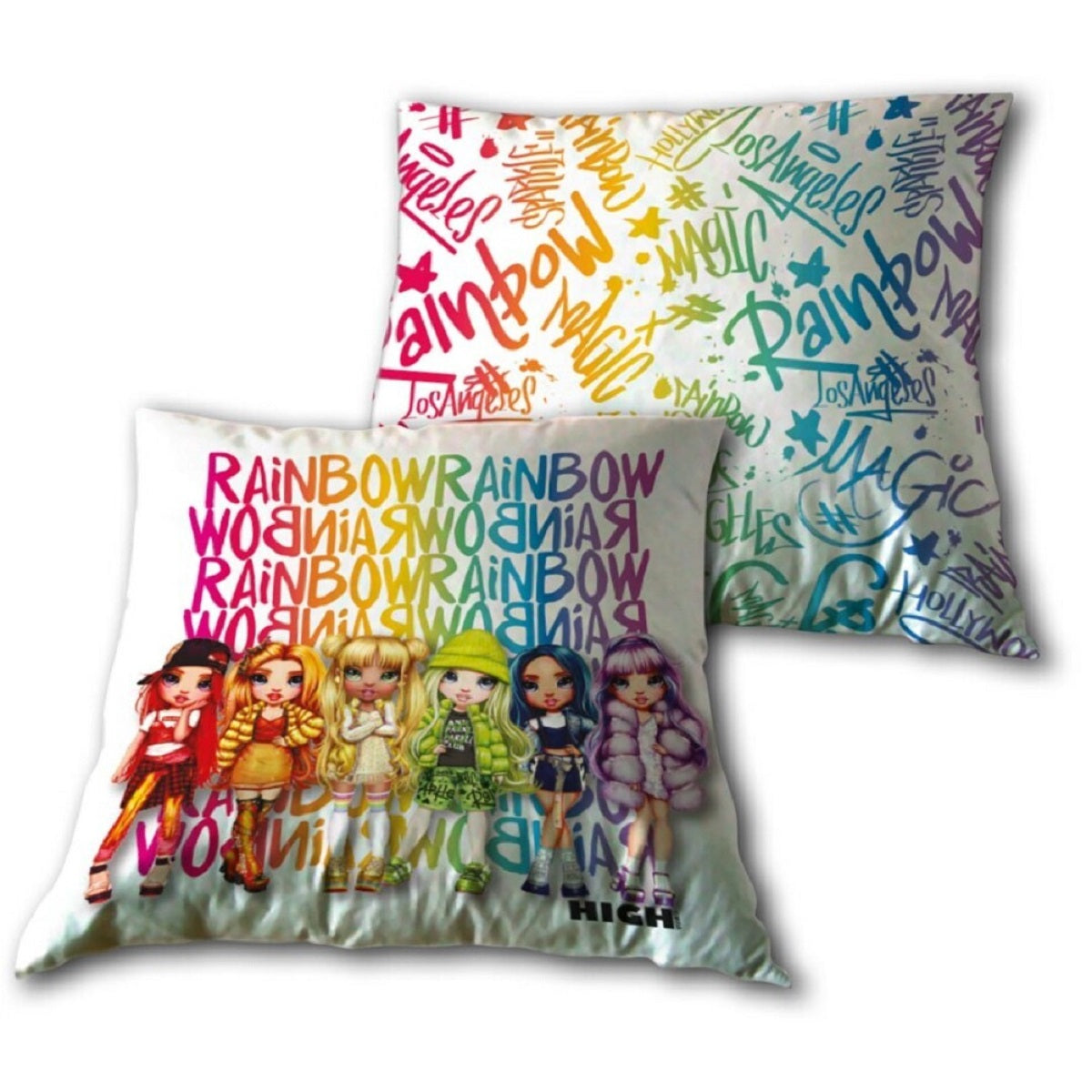 Rainbow High Kopfkissen – Hochwertiges Bettkissen für farbenfrohe Träume (1 Stück)