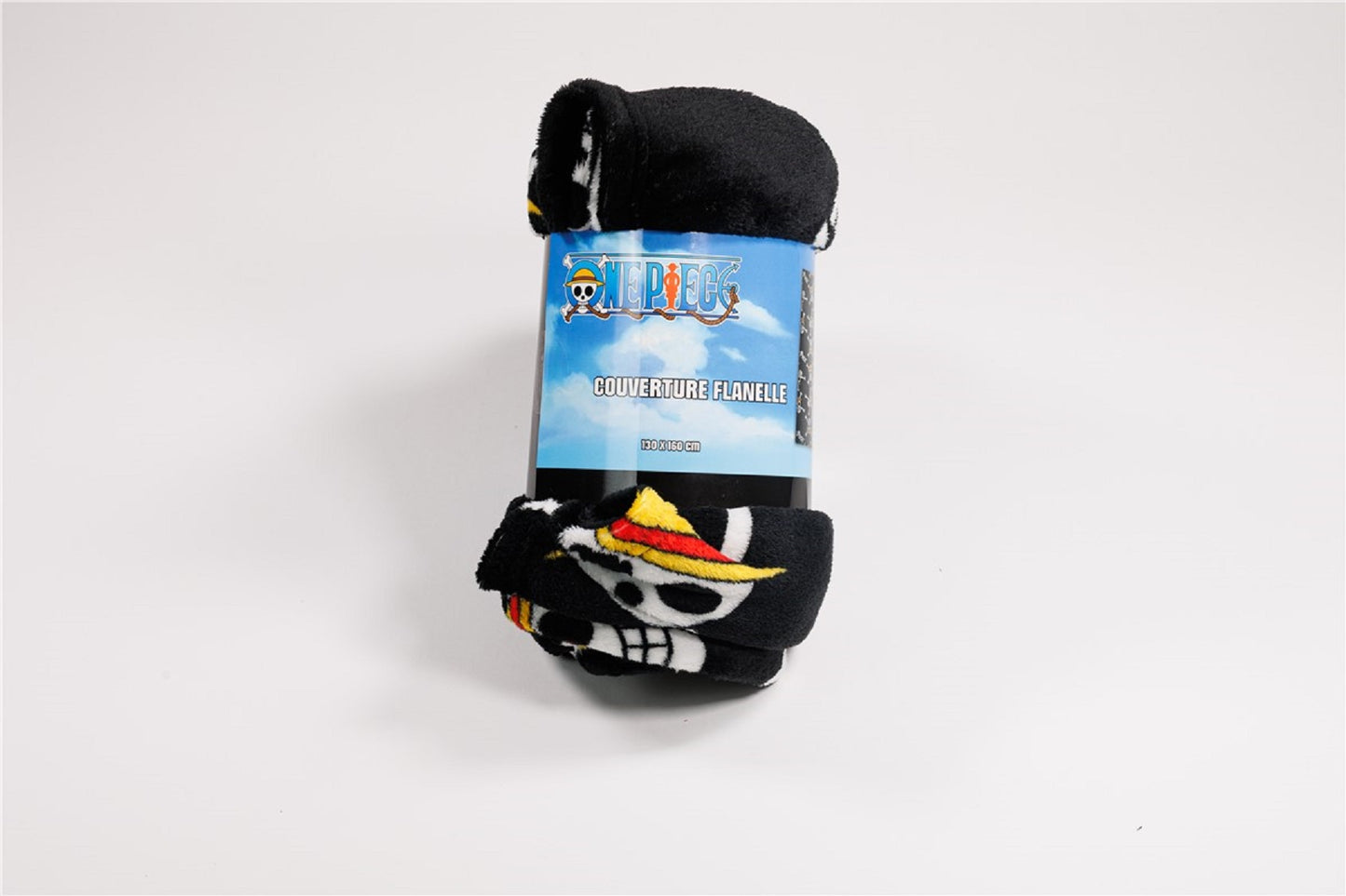 One Piece Sherpa Decke – Superweiche Kuscheldecke 130x160 cm für Anime-Fans