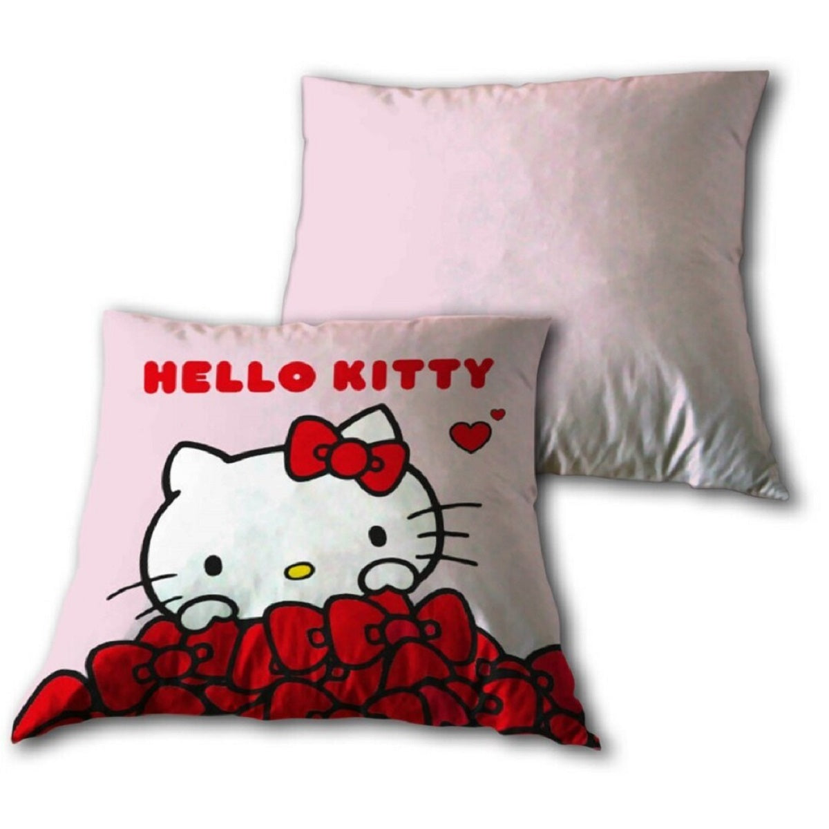 Hello Kitty Kissen 1 Stück Velboa 35 × 35 cm weich und dekorativ