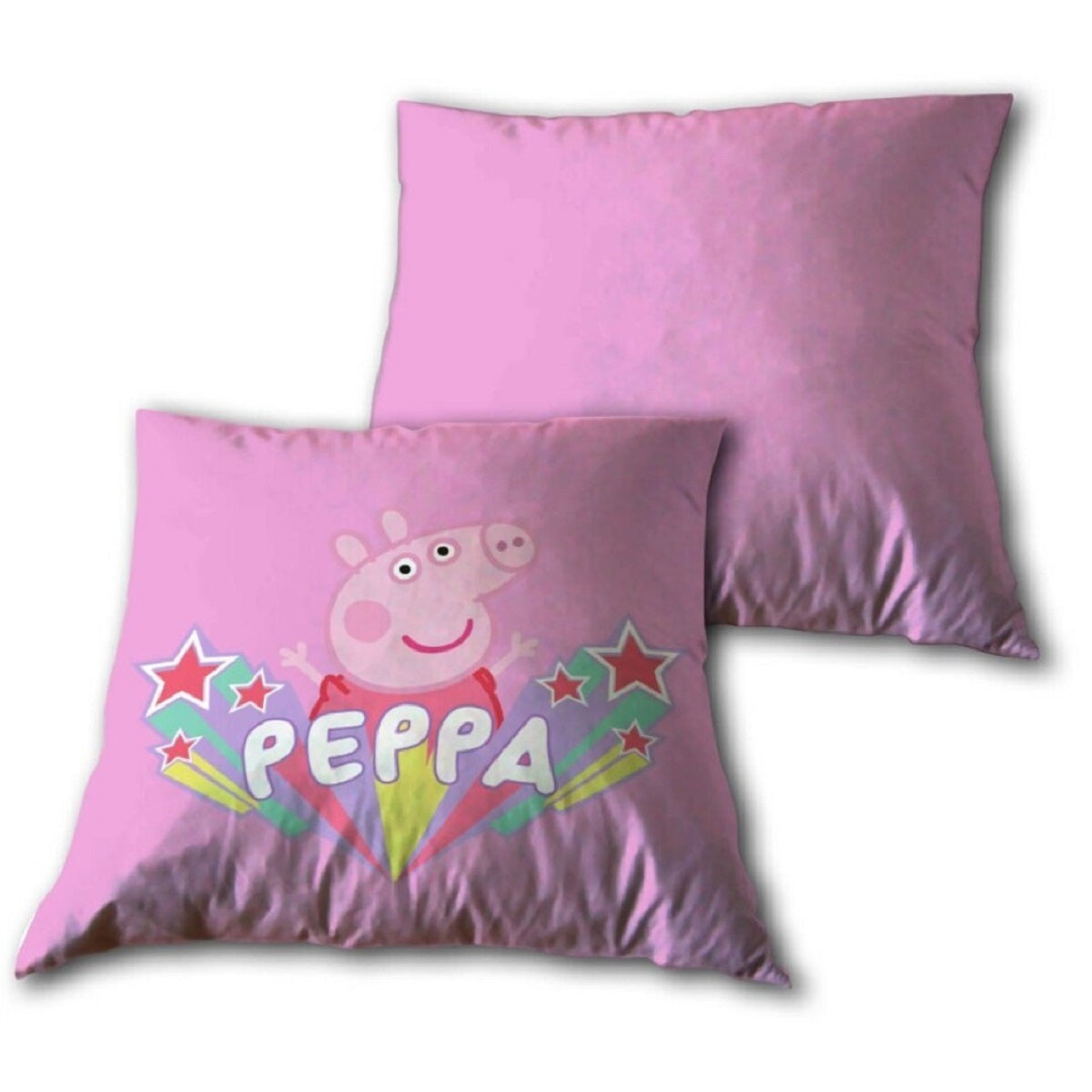 Peppa Pig 1 Stück Kissen Velboa 35 × 35 cm weich und dekorativ