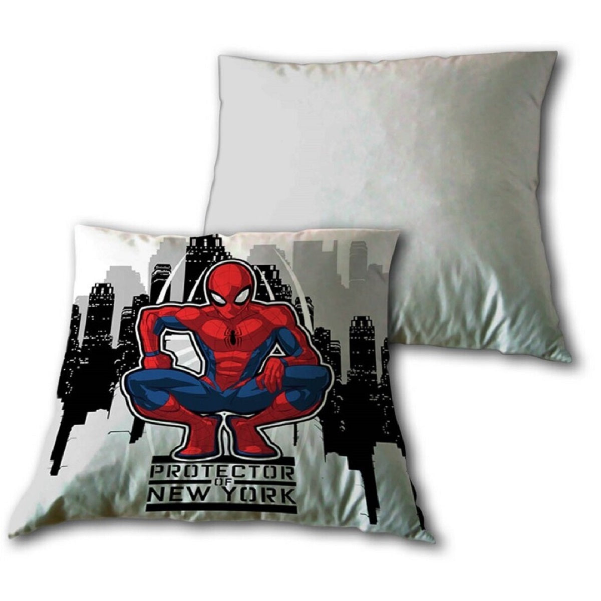 Marvel Spiderman 1 Stück Kissen Velboa 35 × 35 cm weich und dekorativ