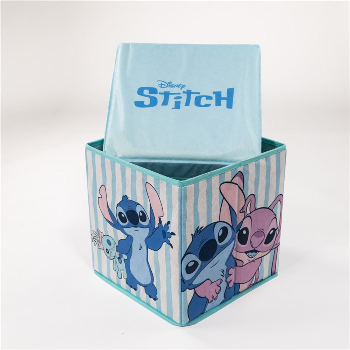 Disney Stitch Ordnungsbox mit Sitzfläche faltbare Kinderzimmer Aufbewahrungsbox