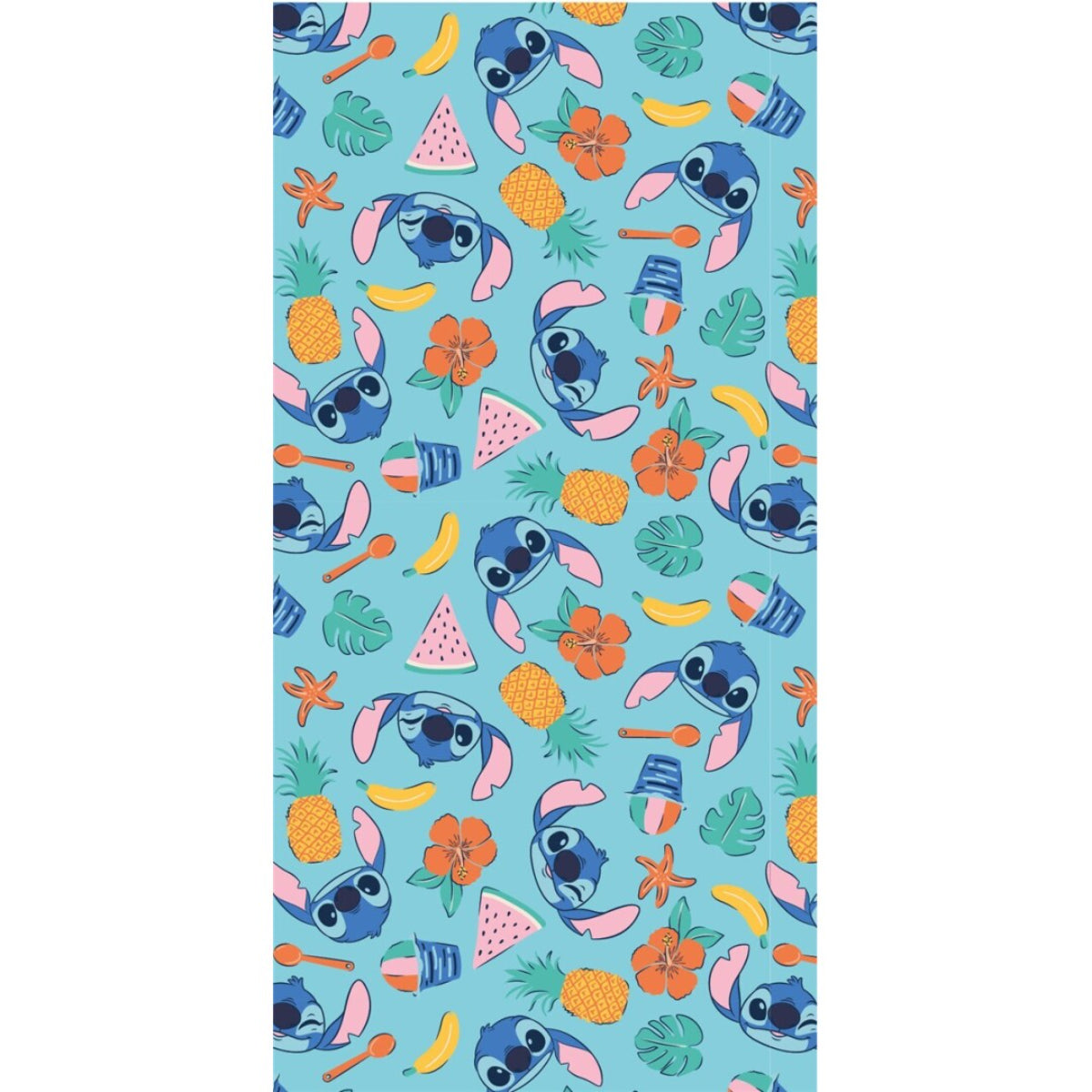 Disney Stitch Kinder Strandtuch Badetuch für Strand und Schwimmbad 70x140 cm