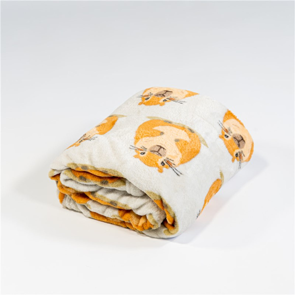 Capybara Flanelldecke 110 × 150 cm für Sofa Bett Kinderzimmer und gemütliche Abende