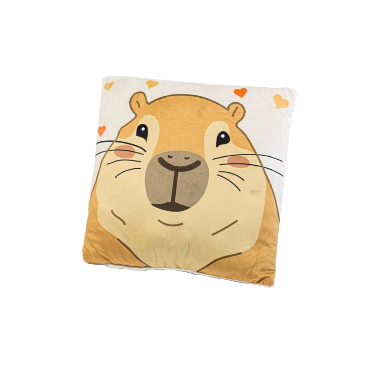 Capybara Kissen 35 × 35 cm Kinder für Kinderzimmer Sofa Bett und Dekoration