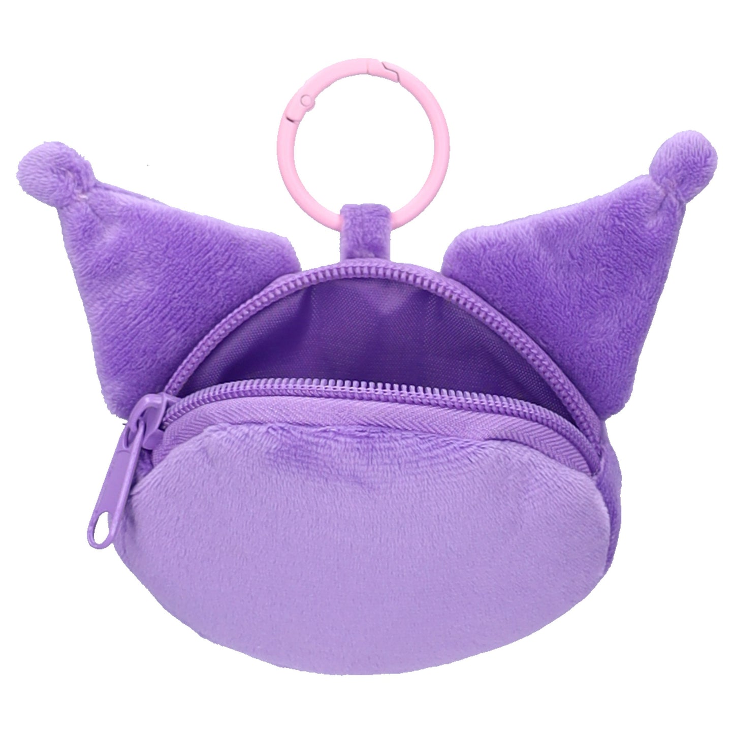Hello Kitty Kuromi Schlüsselhänger Plushie Pals mit Reißverschlussfach