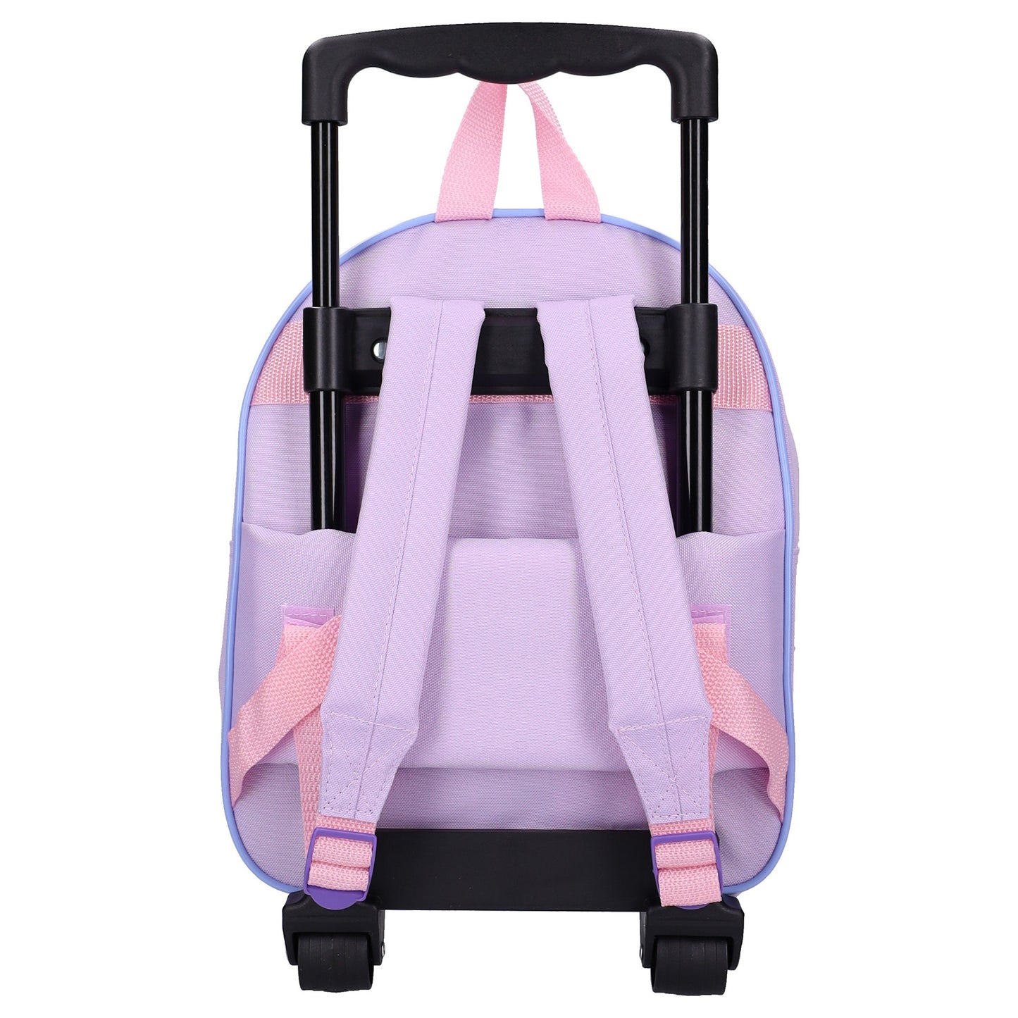 Sanrio Kuromi Kinder Trolley Rucksack 3D Schulrucksack Reisetasche mit Ziehgriff