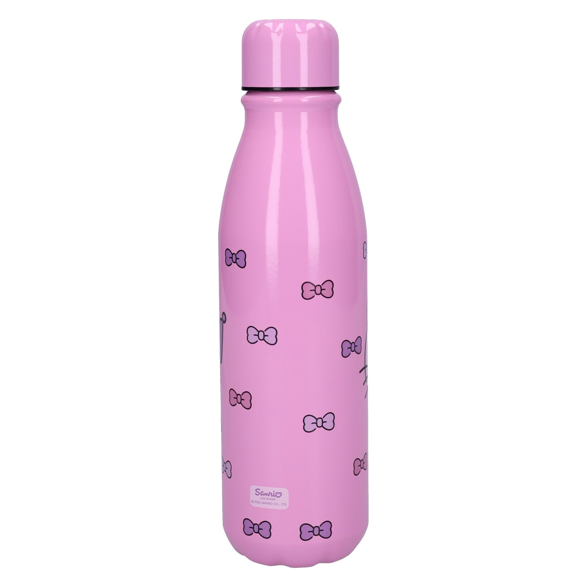 Sanrio Hello Kitty Kuromi Trinkflasche 600 ml leicht für Kita Schule Freizeit und Ausflüge