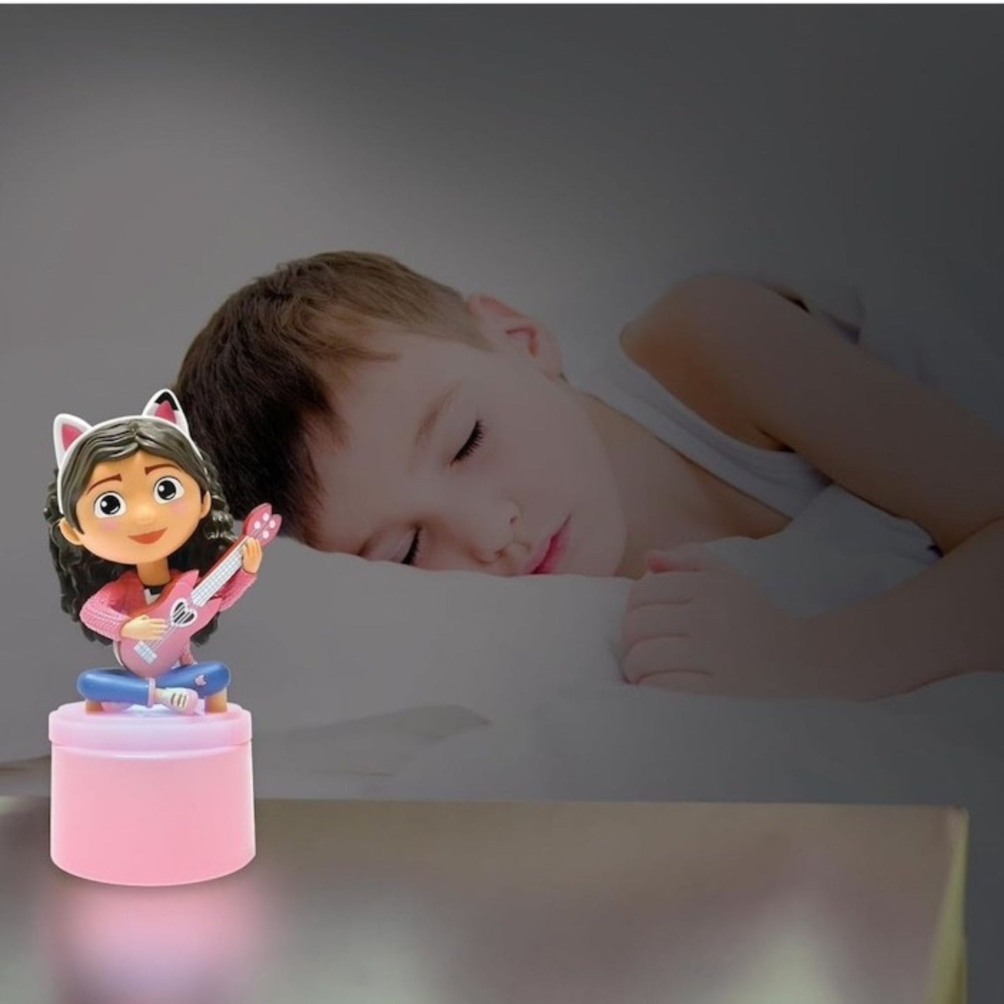 Gabby's Dollhouse Nachtlicht Kinder Nachtlicht mit Lautsprecher und Musikfunktion