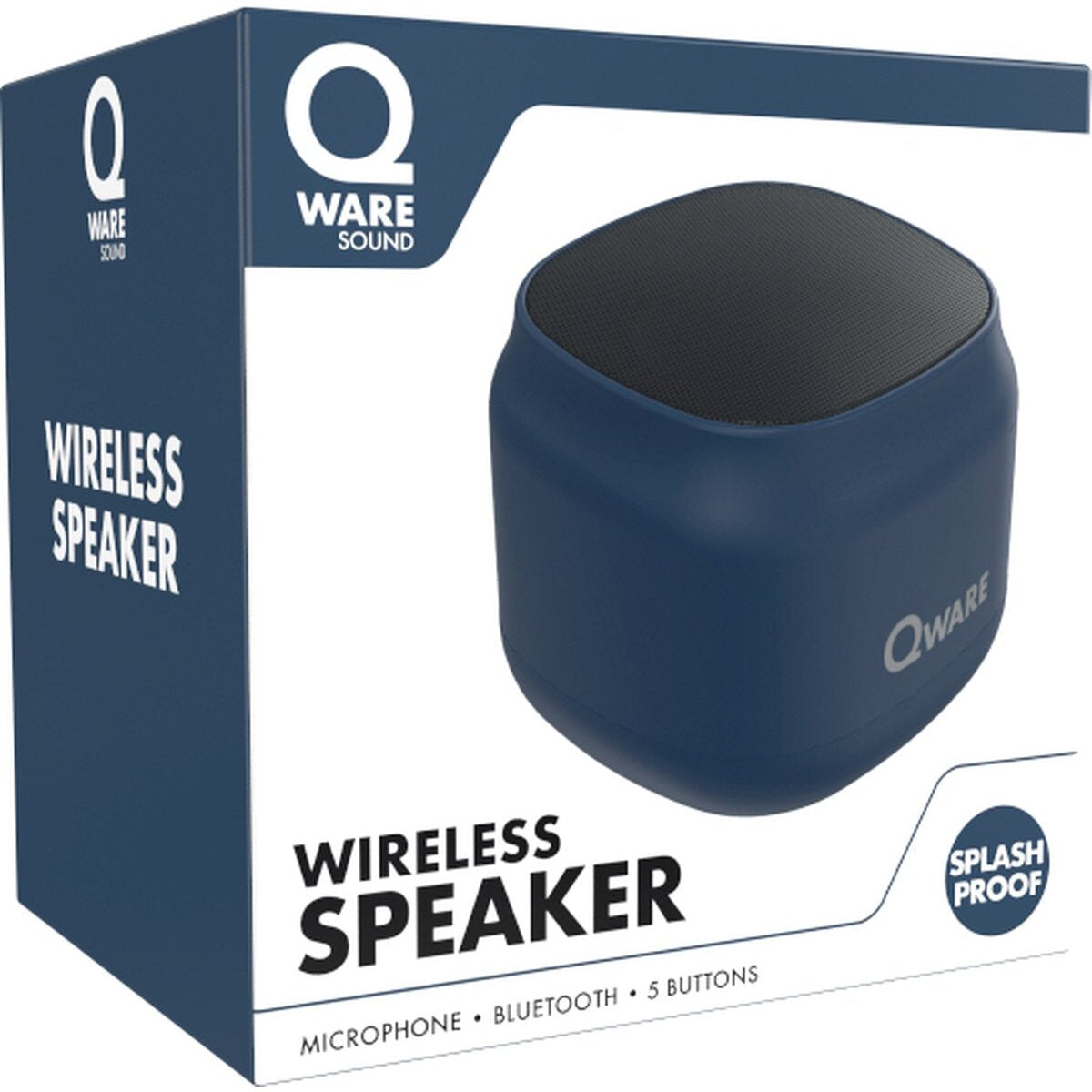 Qware Sound Speaker – Kabelloser Mini Lautsprecher mit Steuerung
