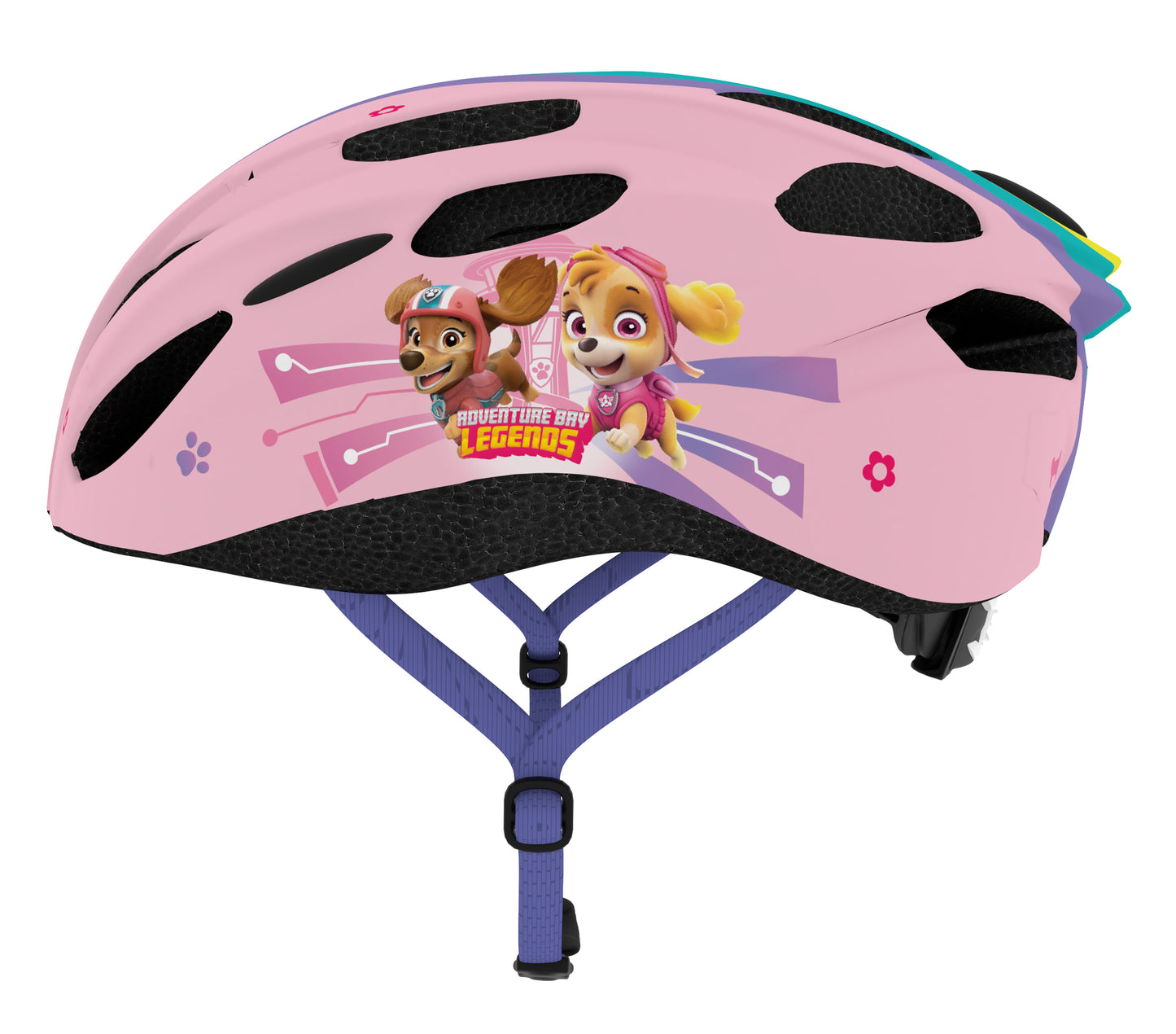 Paw Patrol Leichter und sicherer Helm für Kinder mit 17 Lüftungsöffnungen (52-56 cm)
