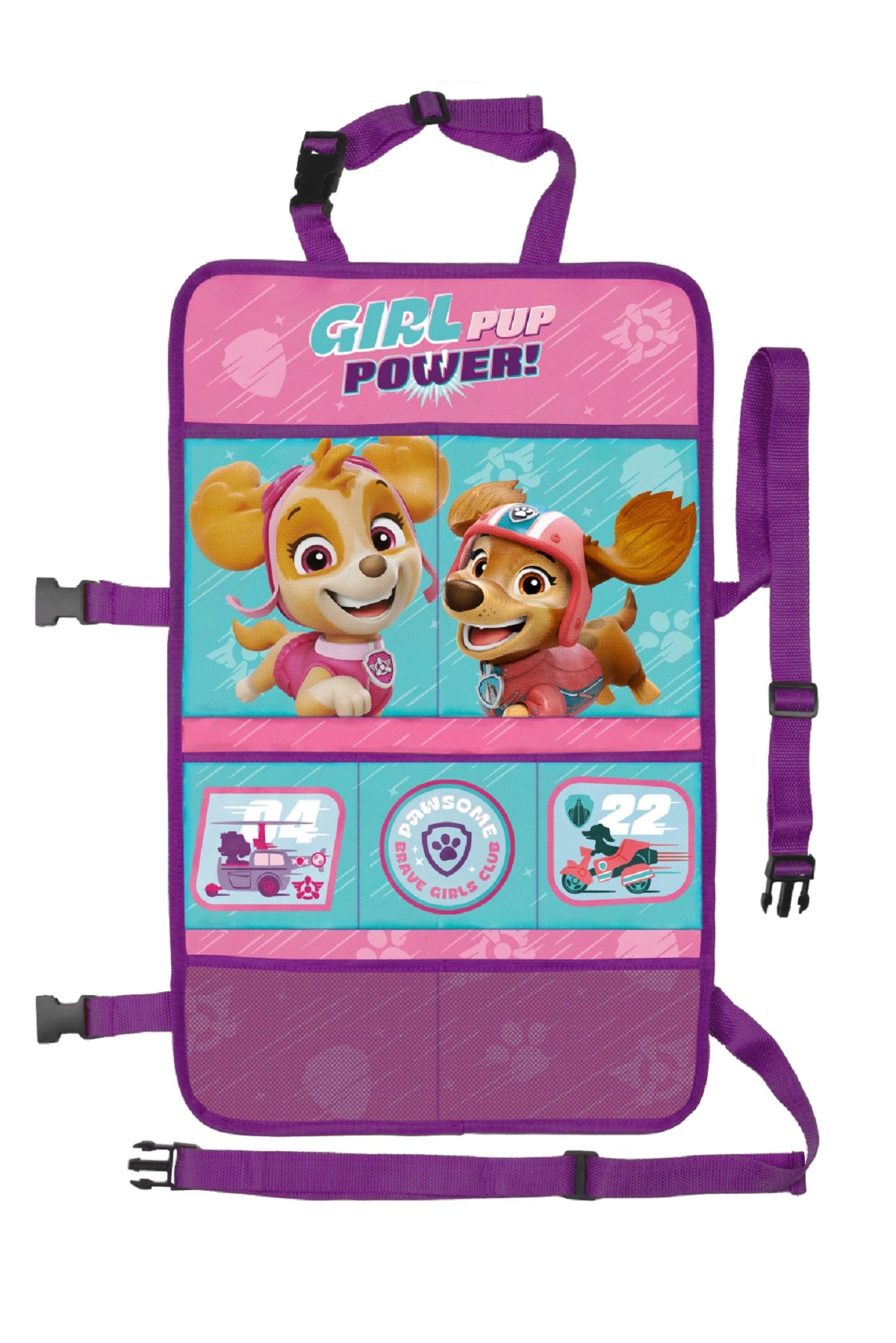 Paw Patrol Boys 2-in-1 Auto-Organizer, ideal für Kinderwagen und Autositze