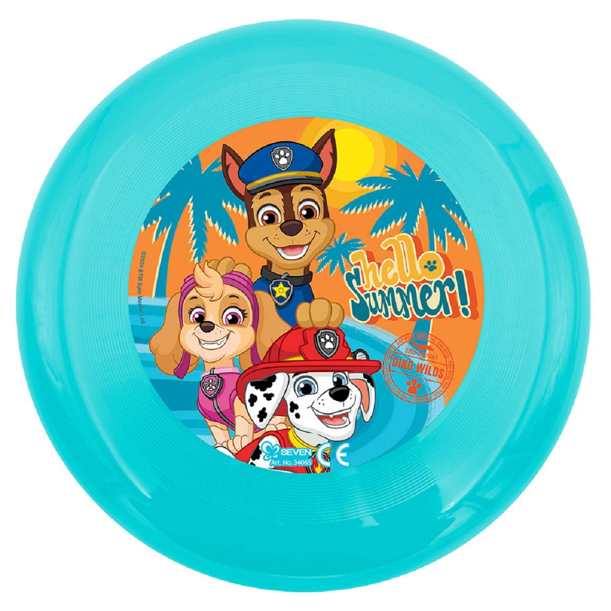 Paw Patrol Frisbee Wurfscheibe 23 cm leichtes Spielzeug für Freizeit Urlaub und Ausflüge