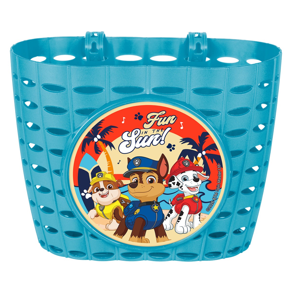 Paw Patrol Kinder Fahrradkorb Lenkerkorb Frontkorb mit Motiv für Fahrrad und Laufrad