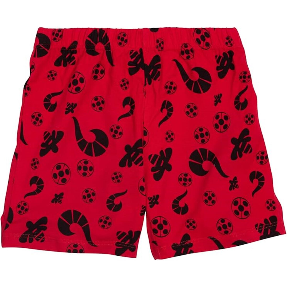 Miraculous Ladybug Schlafanzug – Baumwolle Pyjama mit Kurzarm Shirt und Shorts