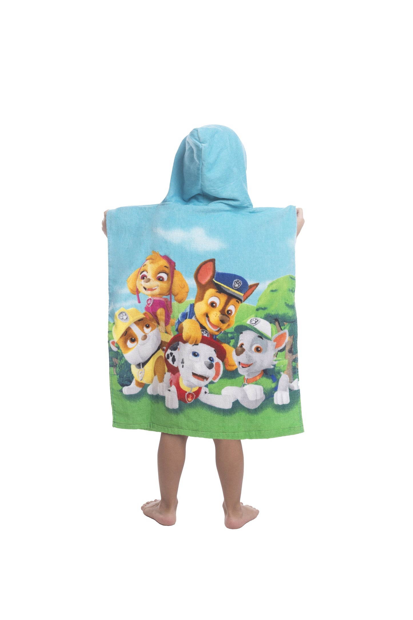 Paw Patrol Badeponcho für Kinder Hochwertiger Frottee aus 100 % Baumwolle