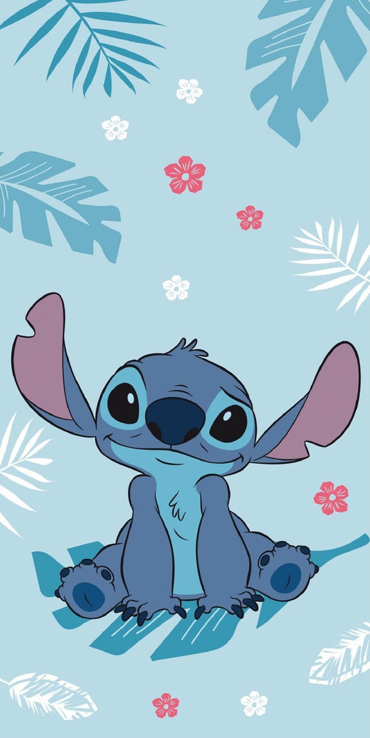 Lilo & Stitch Badehandtuch Strandtuch 70x140 cm aus Baumwolle – saugfähig & weich