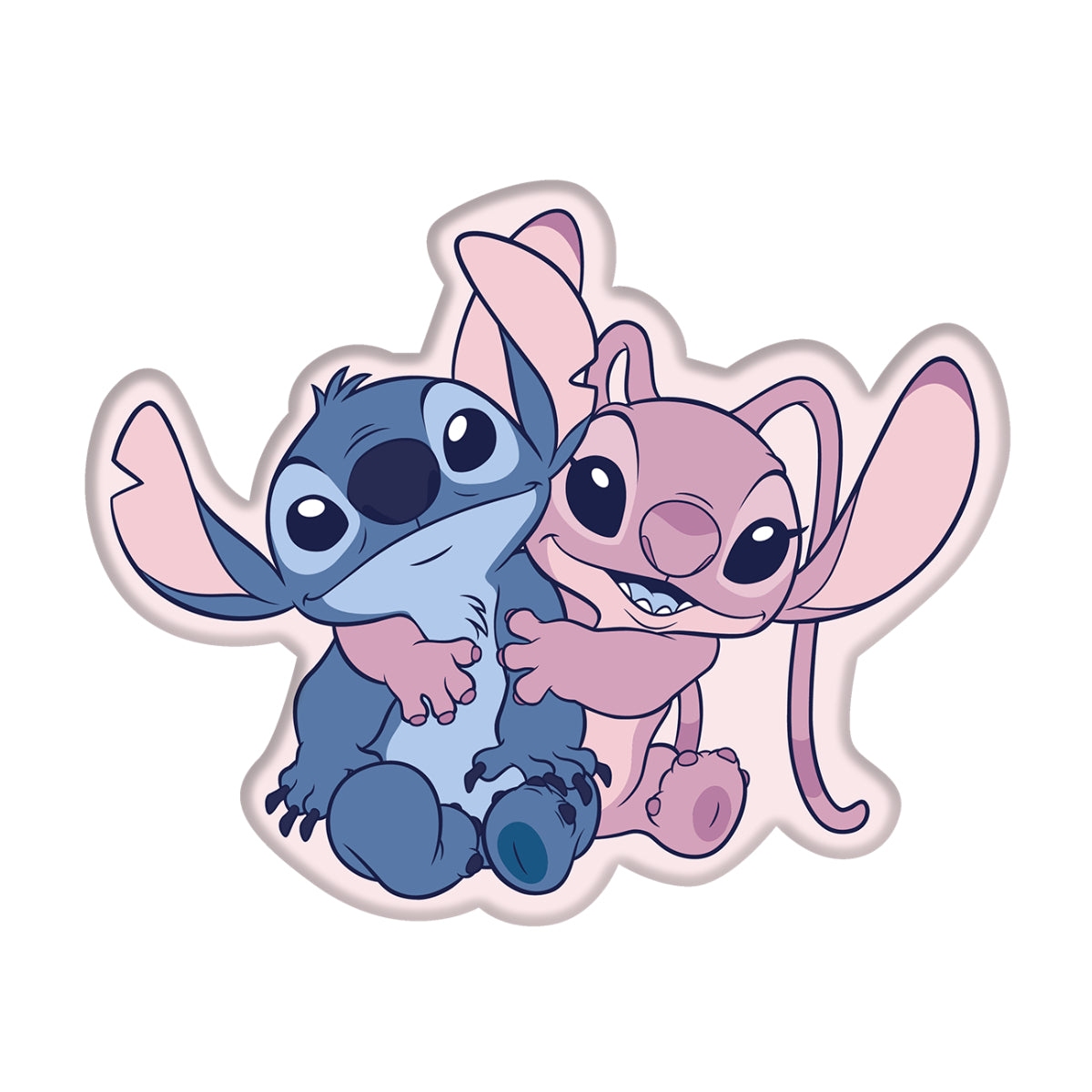 Disney Lilo & Stitch Hug Formkissen Dekokissen Kuschelkissen mit weicher Polarfleece Oberfläche