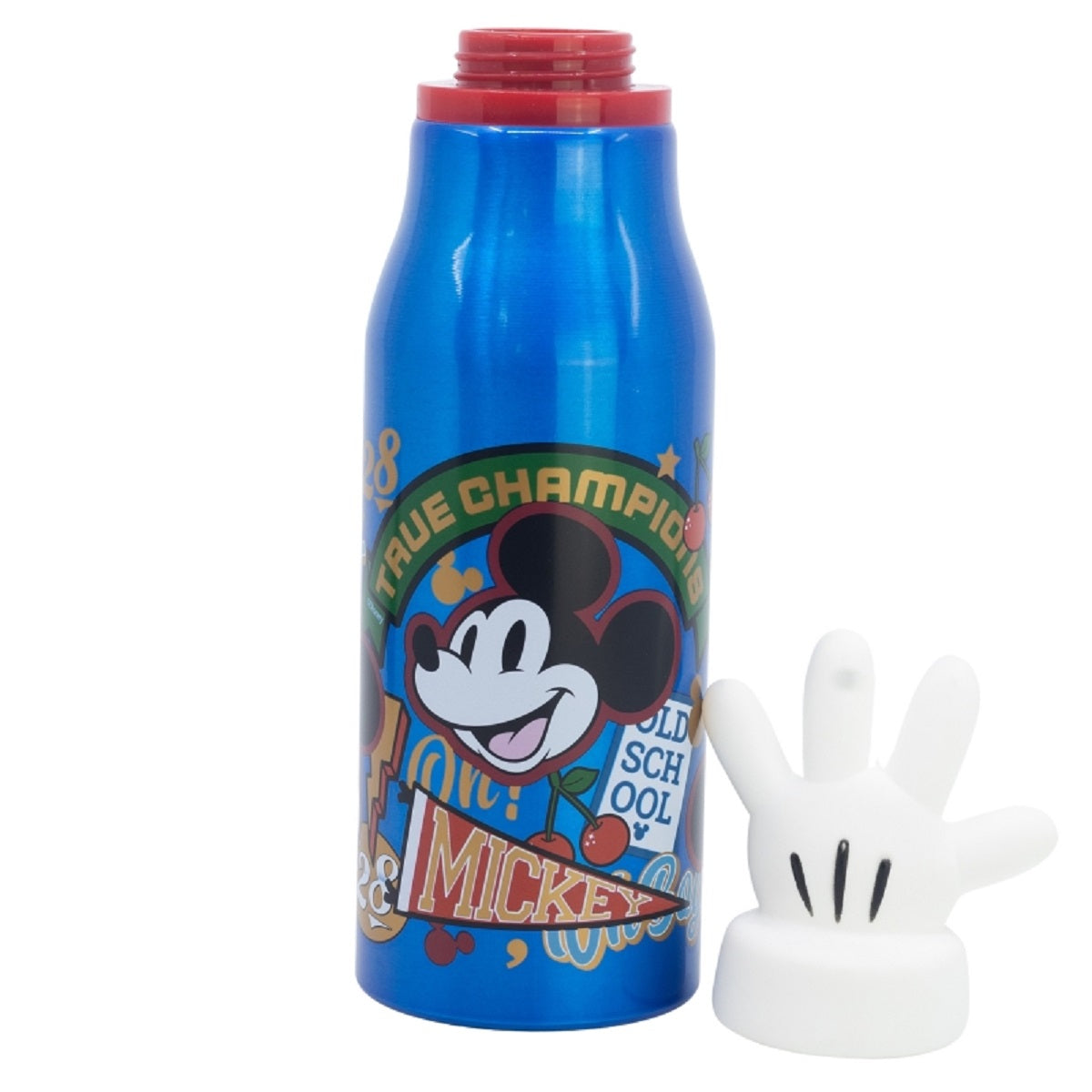Disney Mickey Trinkflasche Aluminium, 690 ml, mit Sicherheitsverschluss