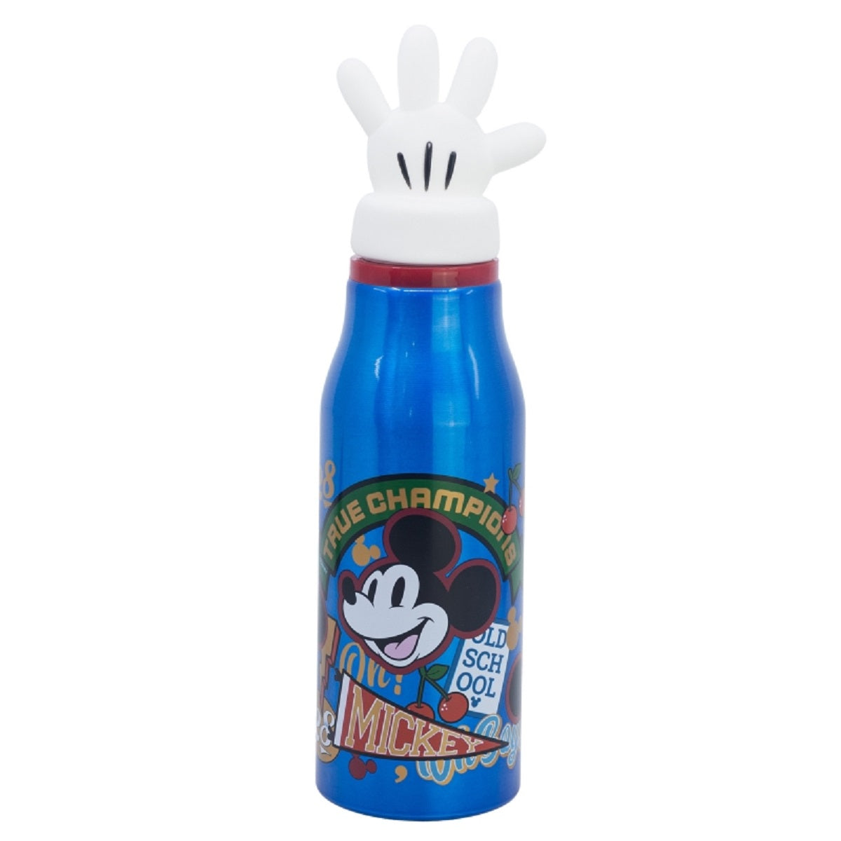 Disney Mickey Trinkflasche Aluminium, 690 ml, mit Sicherheitsverschluss