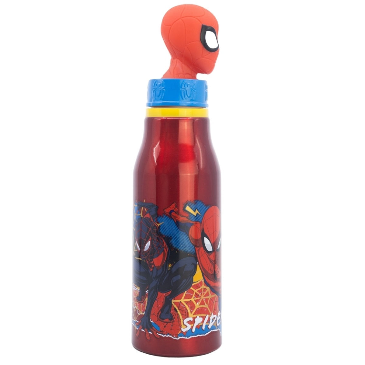 Spiderman Trinkflasche Aluminium, 690 ml, mit Sicherheitsverschluss