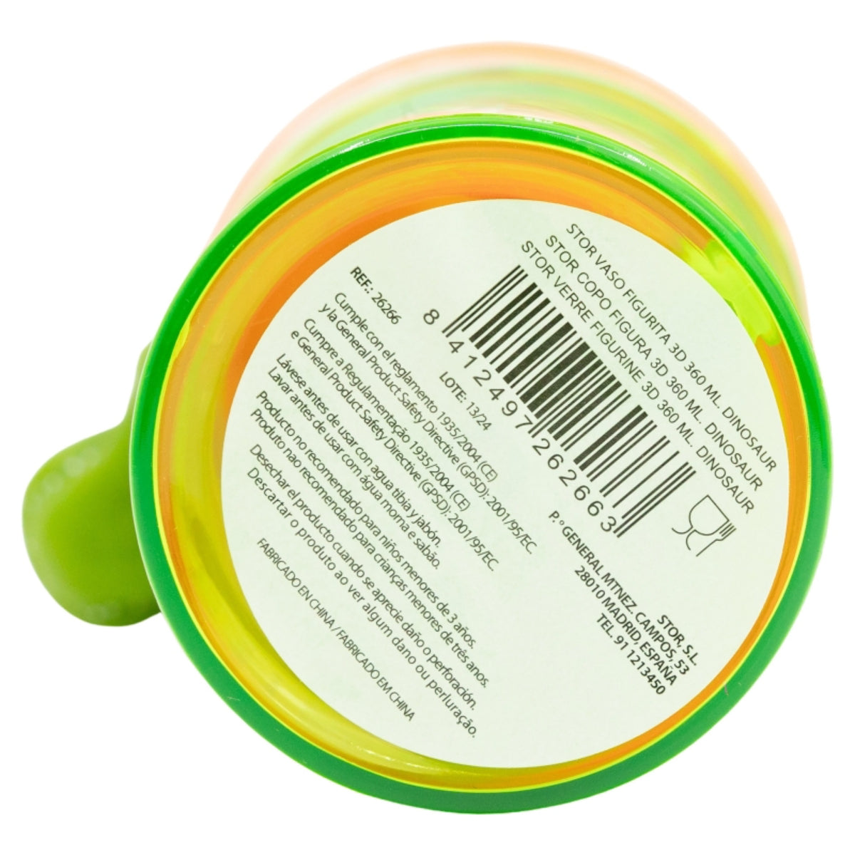 Dinosaur Trinkbecher – 3D Kinderbecher & Strohhalmbecher 360 ml