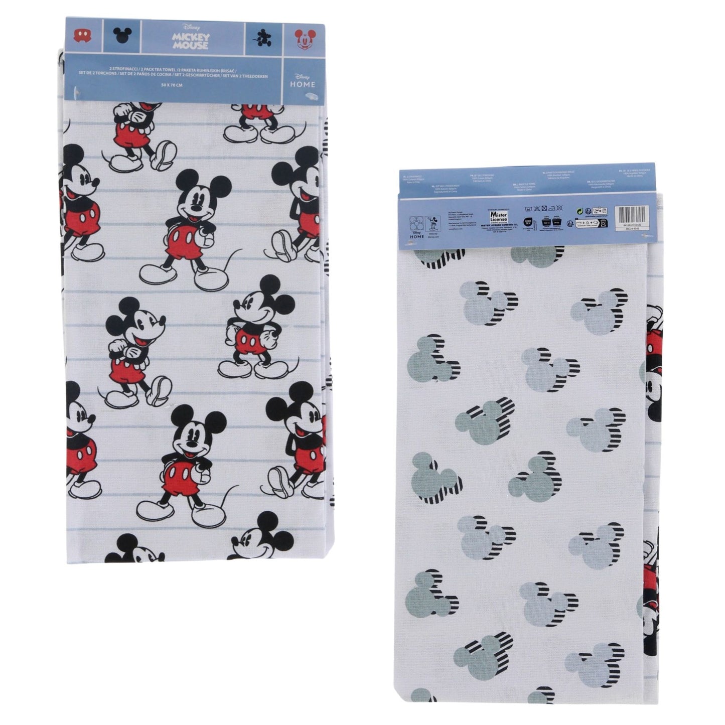 Disney Geschirrtücher Allzweck Tücher Küchentücher Trockentuch 70x50 cm 2er-Set