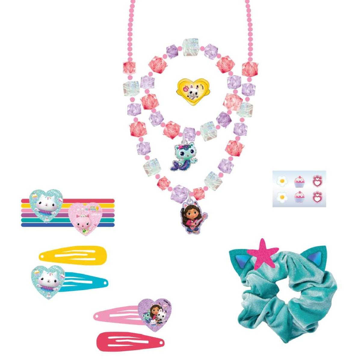 Gabby’s Dollhouse Styling-Set für Kinder – Süßer Haarschmuck
