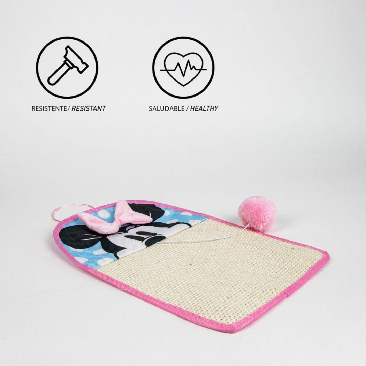 Disney Minnie Mouse Kompakte Katzen-Kratzwand – Platzsparend & ideal zur Wandmontage