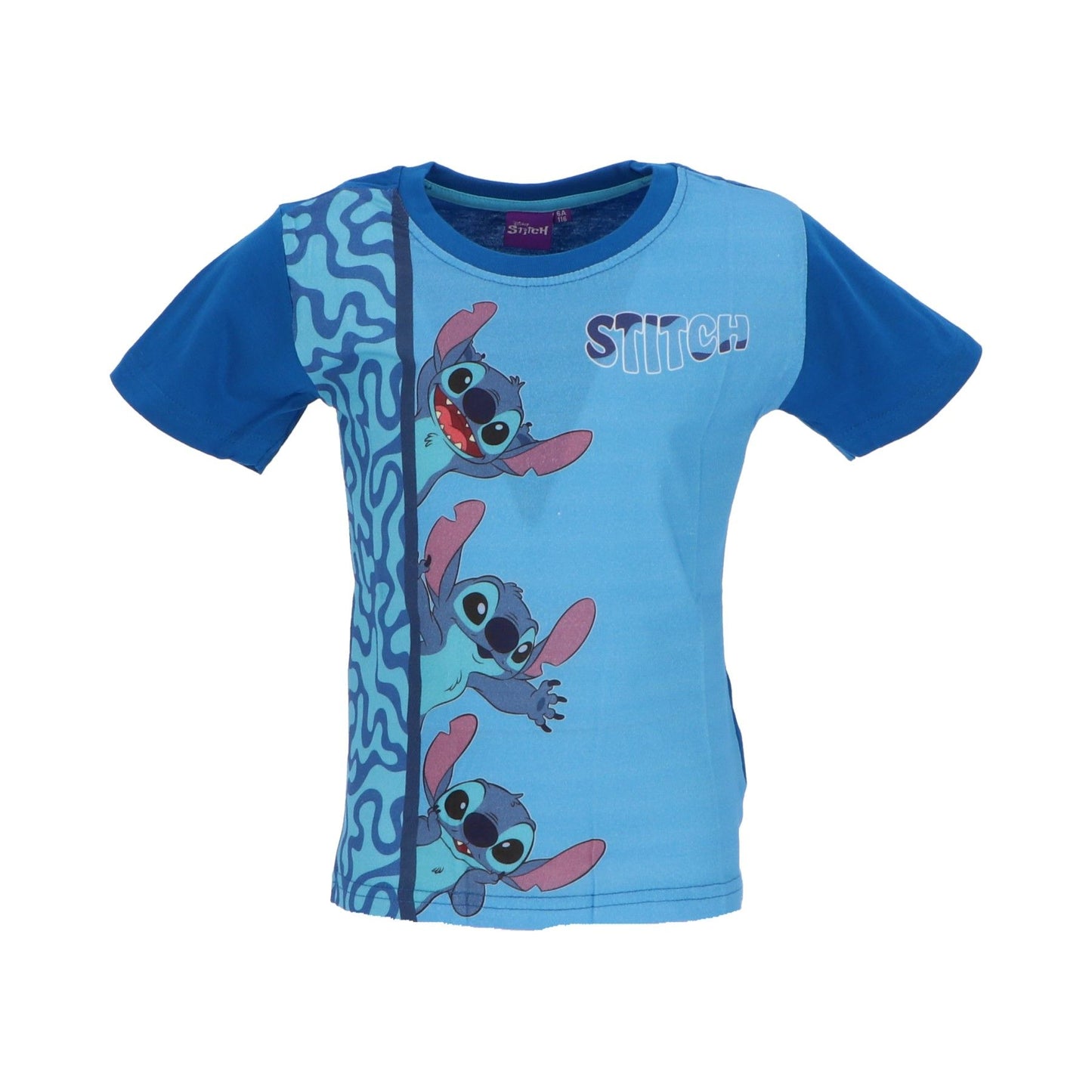 Lilo & Stitch kurzärmeliges Kinder T-Shirt aus weicher Baumwolle