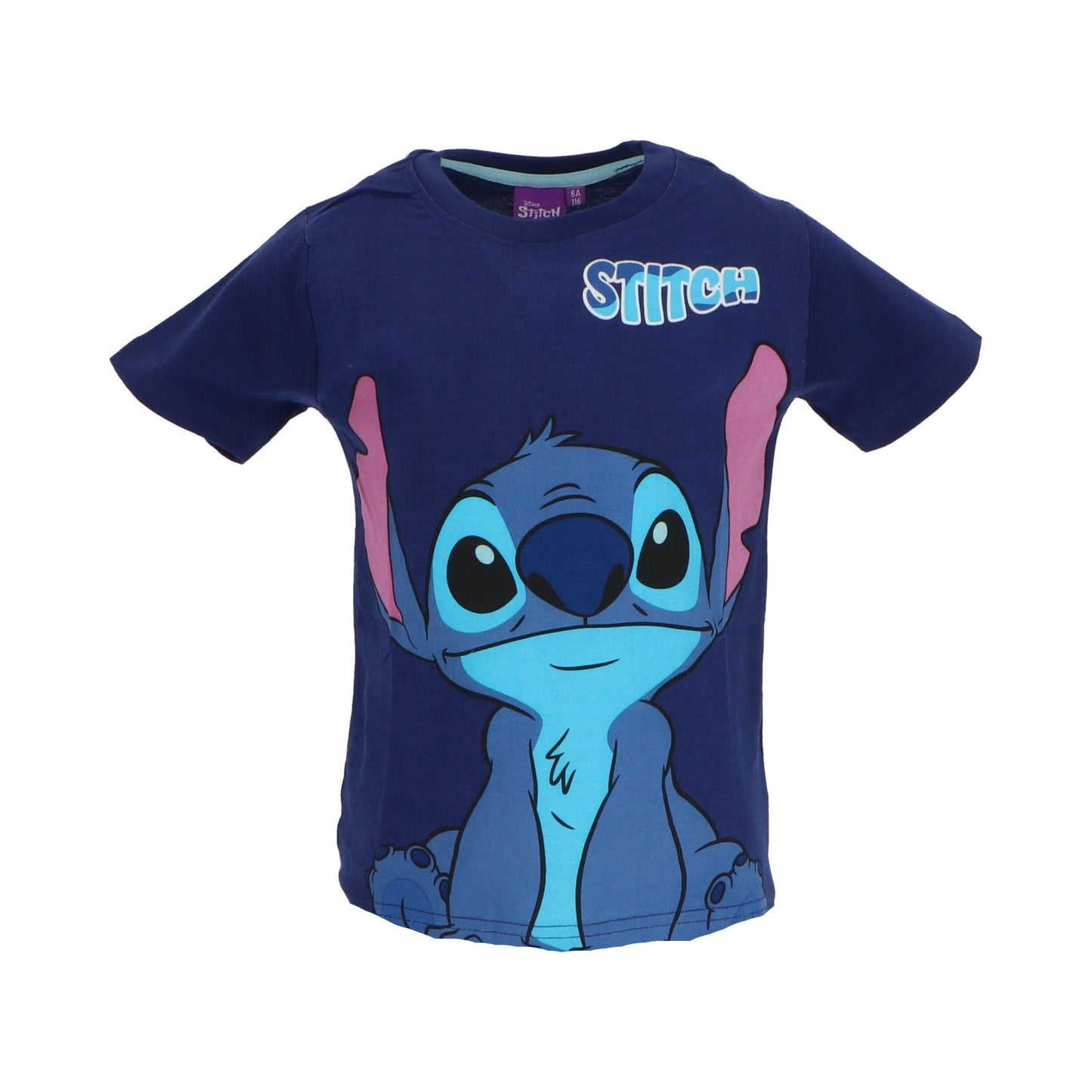 Lilo & Stitch Kinder T-Shirt mit Print aus Baumwolle kurzarm